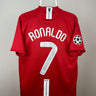 Cristiano Ronaldo - Manchester United 2007/08 hjemmebane trøje M 🇵🇹 Fodboldshoppen_dk 1