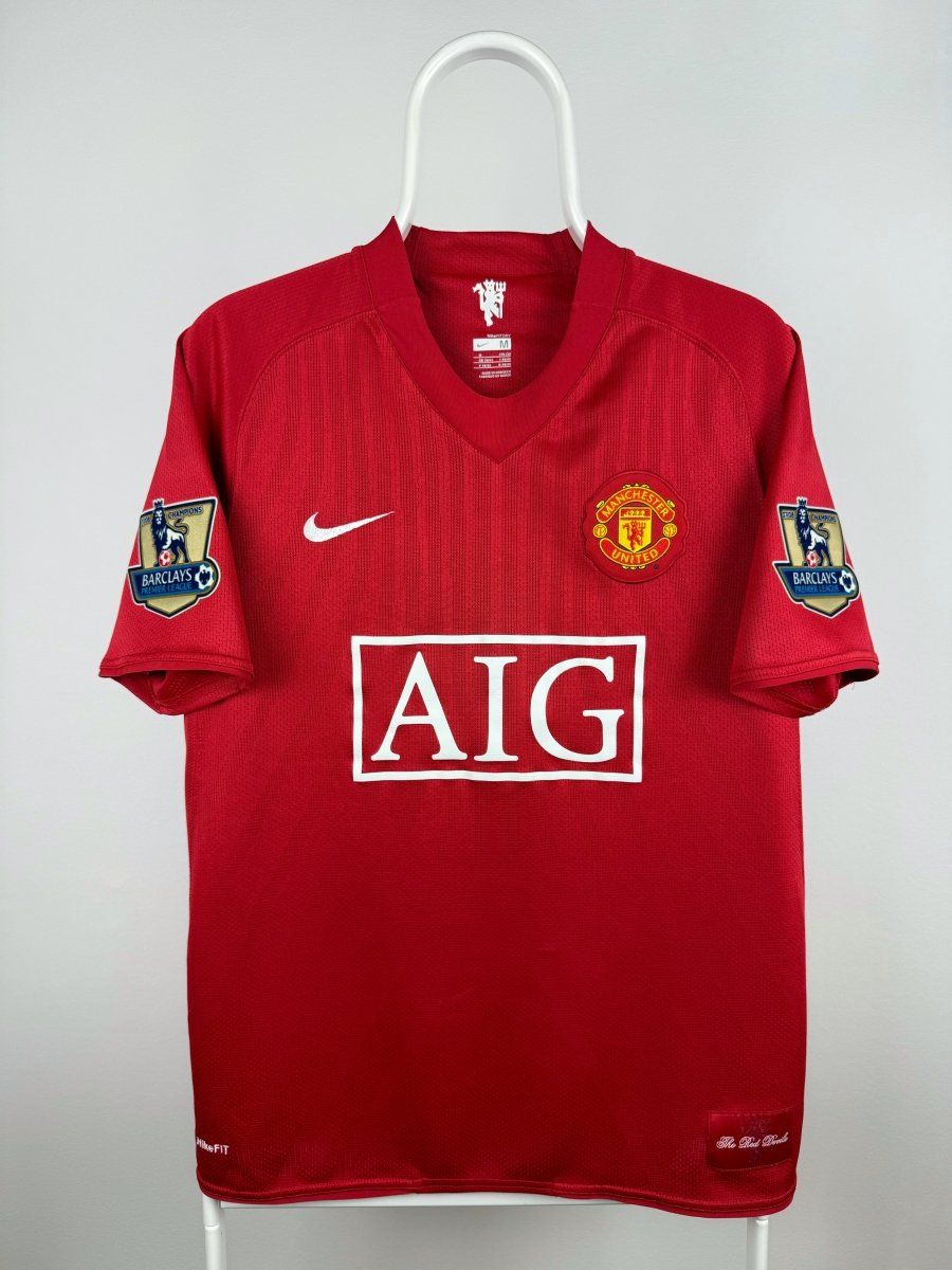 Cristiano Ronaldo - Manchester United 2007/09 hjemmebane trøje M 🇵🇹 Fodboldshoppen_dk 2