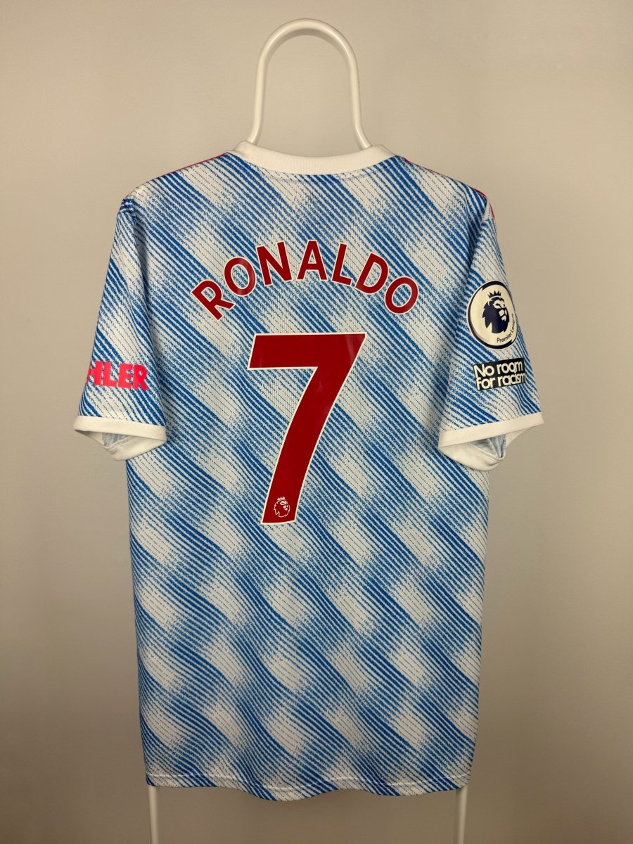 Cristiano Ronaldo - Manchester United 2021/22 udebane trøje L 🇵🇹 Fodboldshoppen_dk 1