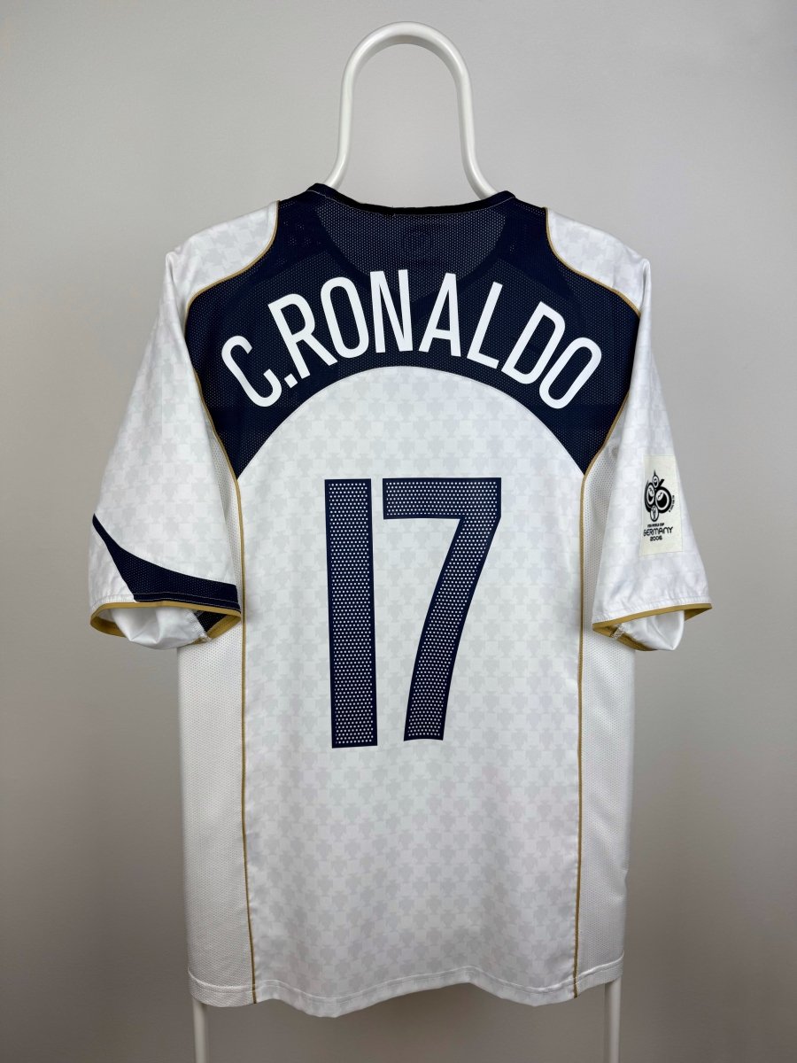 Cristiano Ronaldo - Portugal 2004/05 udebane trøje L 🇵🇹 Fodboldshoppen_dk 1
