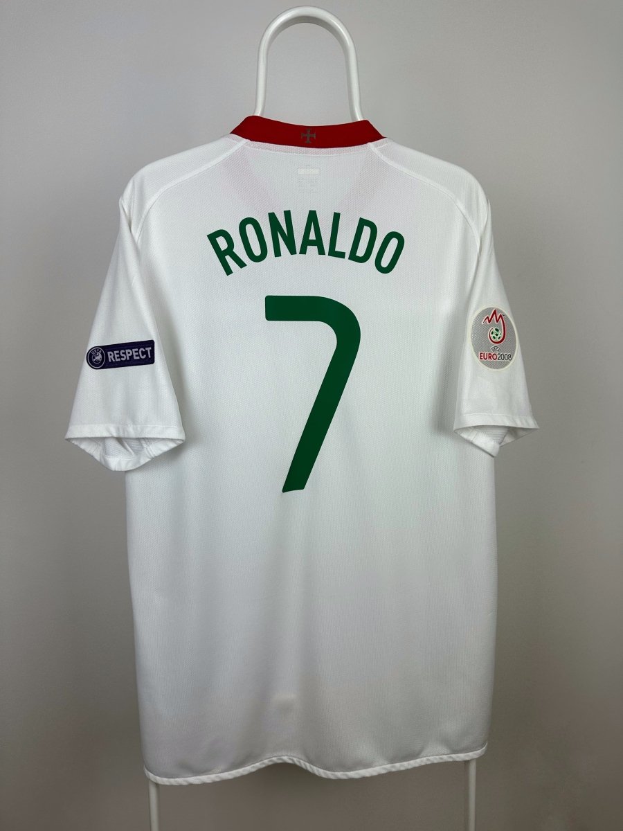 Cristiano Ronaldo - Portugal 2008 udebane trøje L 🇵🇹 Fodboldshoppen_dk 1