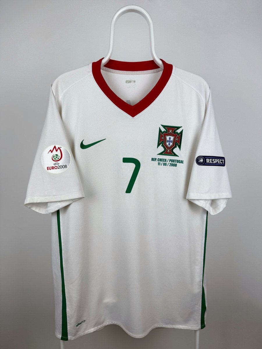Cristiano Ronaldo - Portugal 2008 udebane trøje XL 🇵🇹 Fodboldshoppen_dk 2