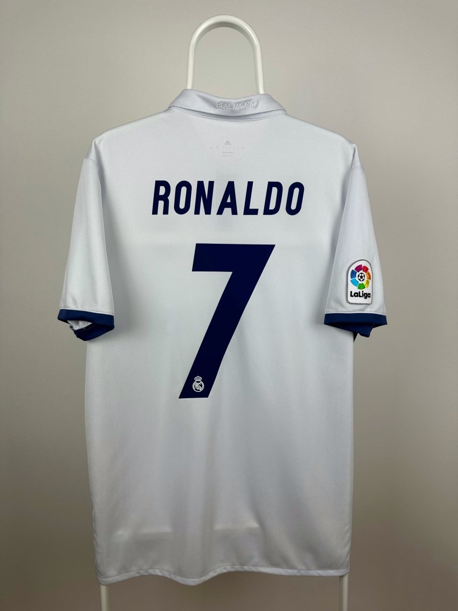 Cristiano Ronaldo - Real Madrid 2016/17 hjemmebane trøje L 🇵🇹 Fodboldshoppen_dk 1