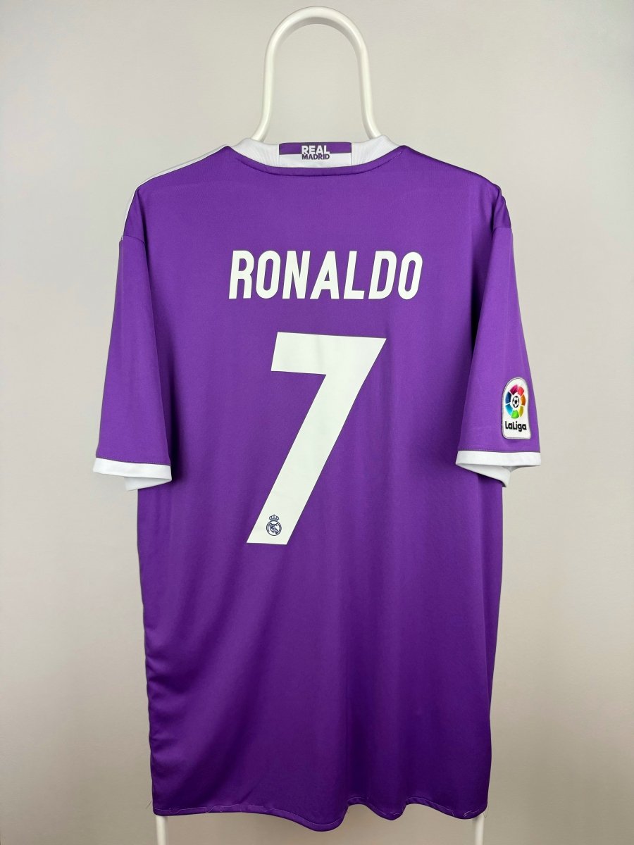 Cristiano Ronaldo - Real Madrid 2016/17 udebane trøje XL 🇵🇹 Fodboldshoppen_dk 1
