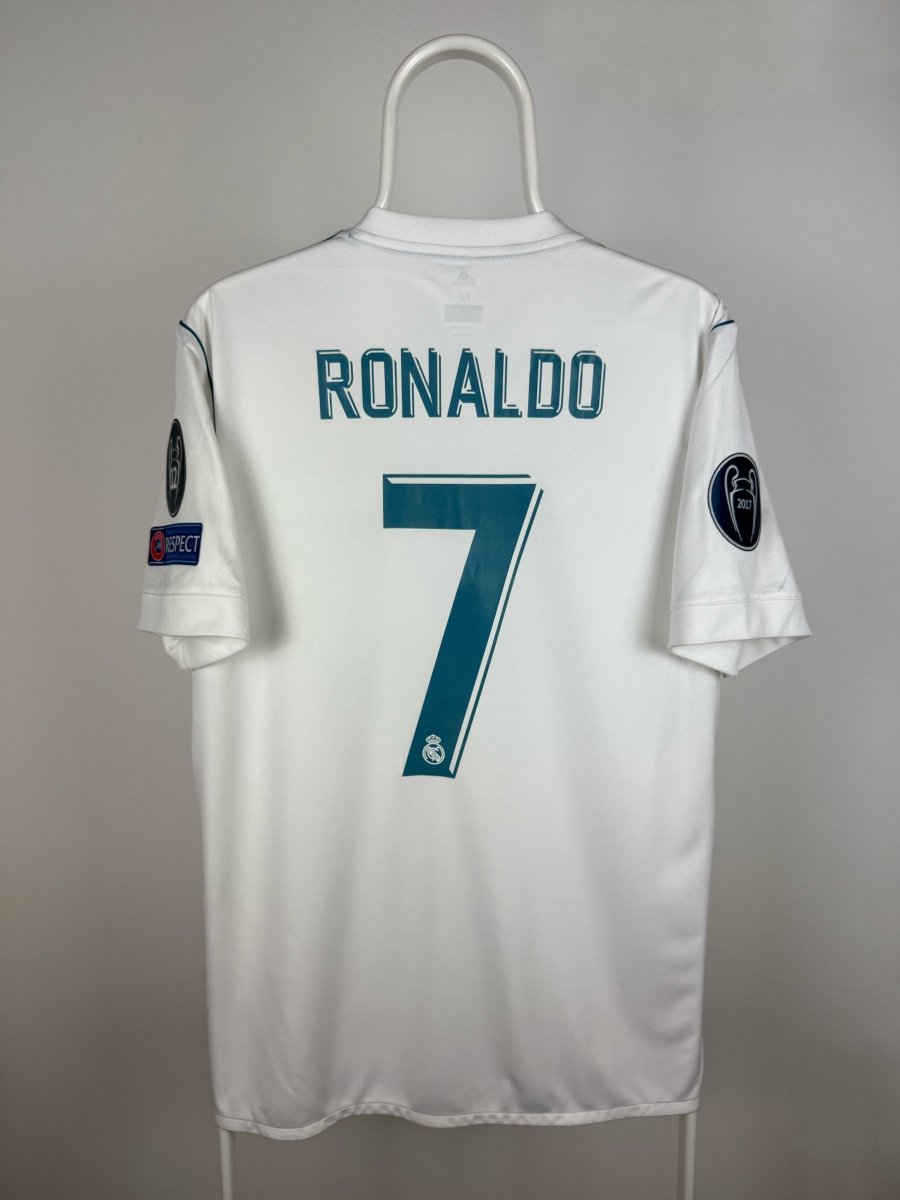 Cristiano Ronaldo - Real Madrid 2017/18 finale trøje M 🇵🇹 Fodboldshoppen_dk 1