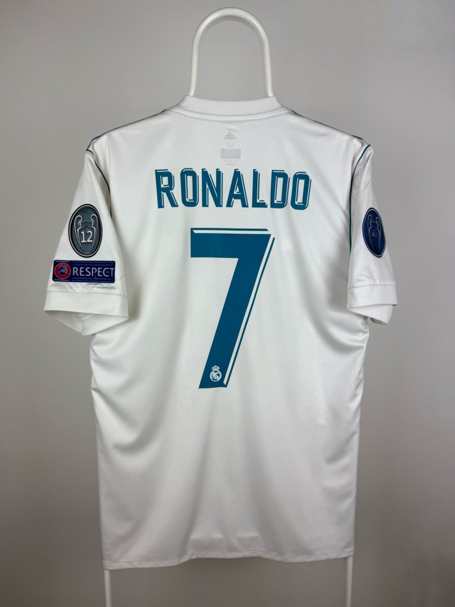 Cristiano Ronaldo - Real Madrid 2017/18 hjemmebane trøje M 🇵🇹 Fodboldshoppen_dk 1
