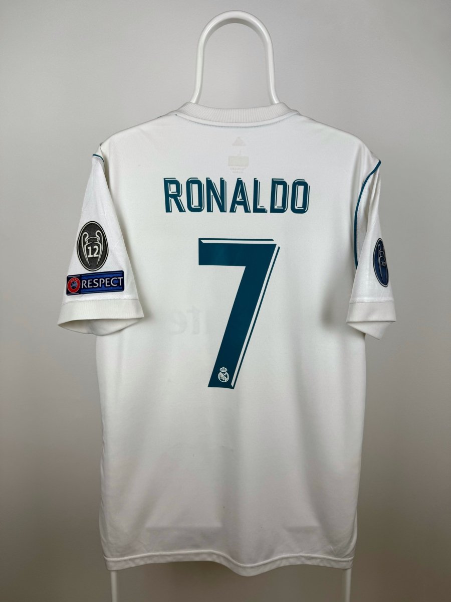 Cristiano Ronaldo - Real Madrid 2017/18 hjemmebane trøje L 🇵🇹 Fodboldshoppen_dk 1
