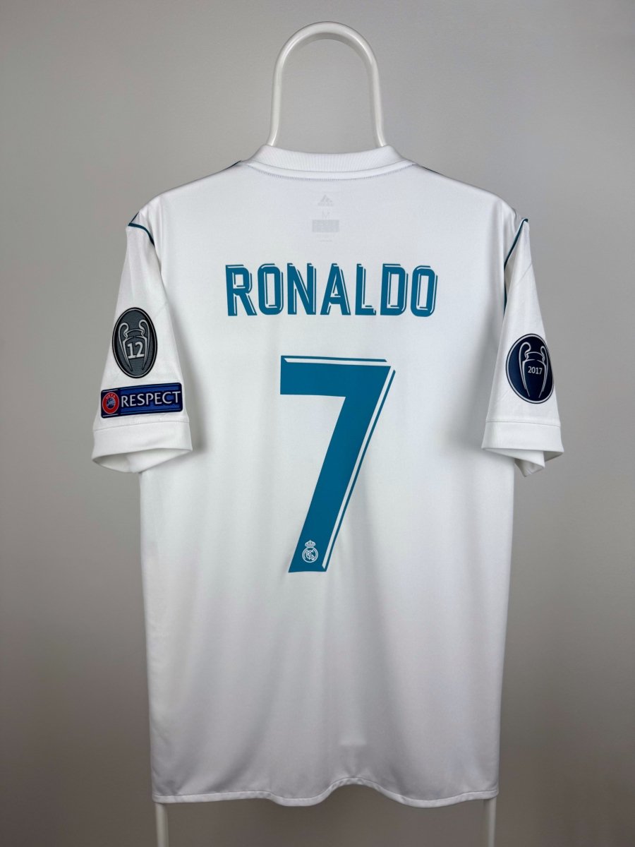 Cristiano Ronaldo - Real Madrid 2017/18 hjemmebane trøje M 🇵🇹 Fodboldshoppen_dk 1