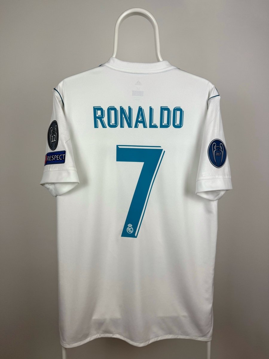 Cristiano Ronaldo - Real Madrid 2017/18 hjemmebane trøje M 🇵🇹 Fodboldshoppen_dk 1