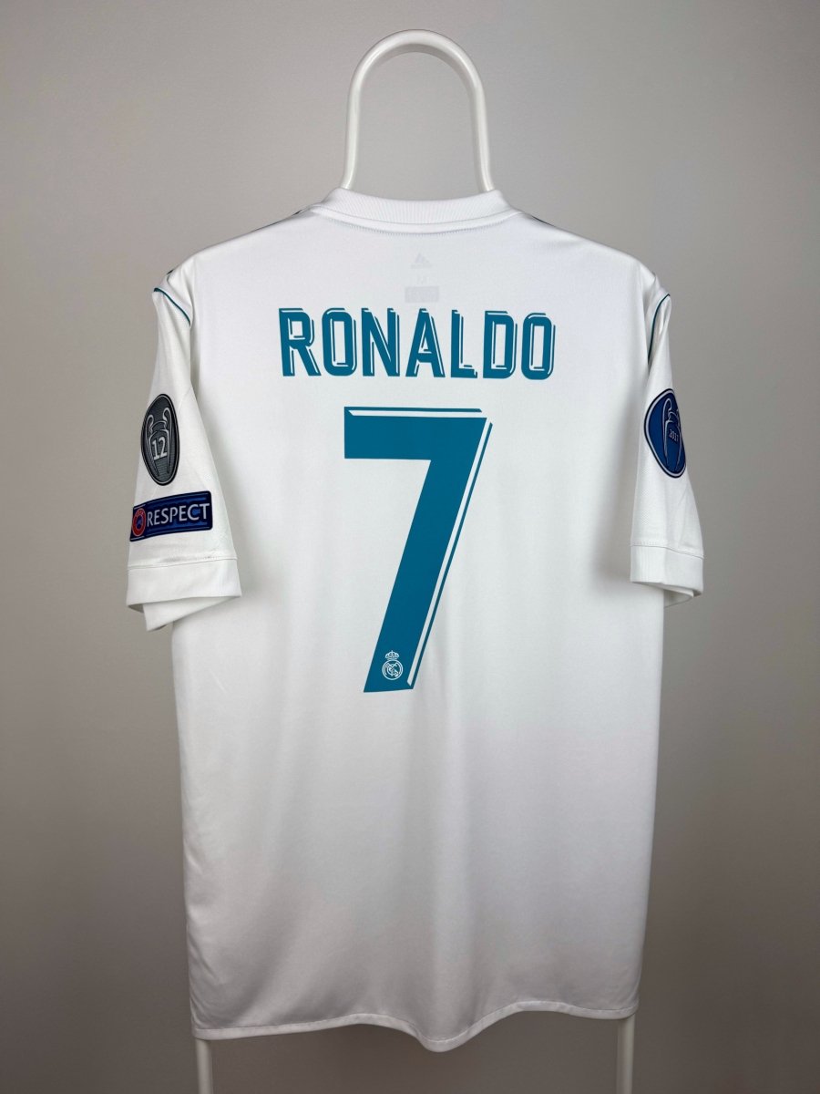 Cristiano Ronaldo - Real Madrid 2017/18 hjemmebane trøje M 🇵🇹 Fodboldshoppen_dk 1