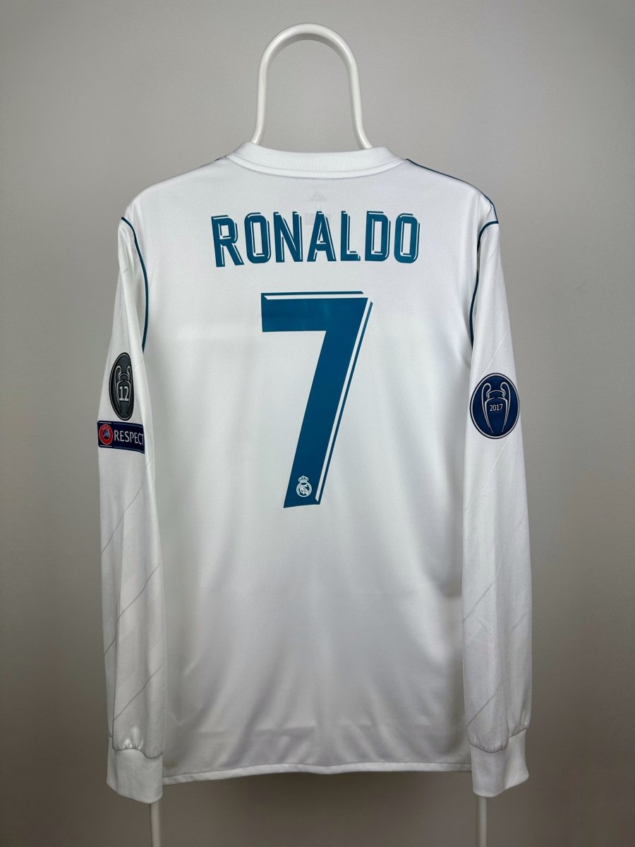 Cristiano Ronaldo - Real Madrid 2017/18 hjemmebane trøje M 🇵🇹 Fodboldshoppen_dk 1