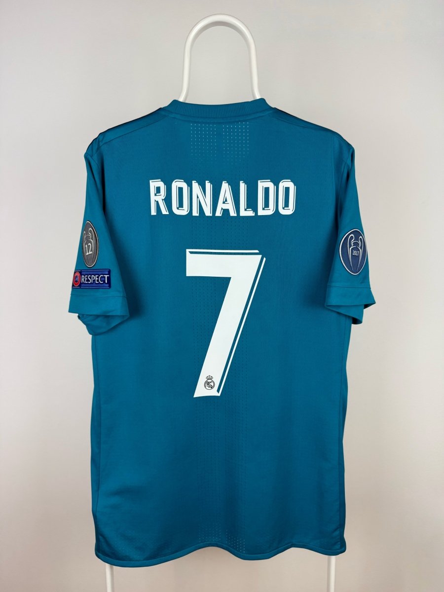 Cristiano Ronaldo - Real Madrid 2017/18 udebane trøje L AUTHENTIC 🇵🇹 Fodboldshoppen_dk 1