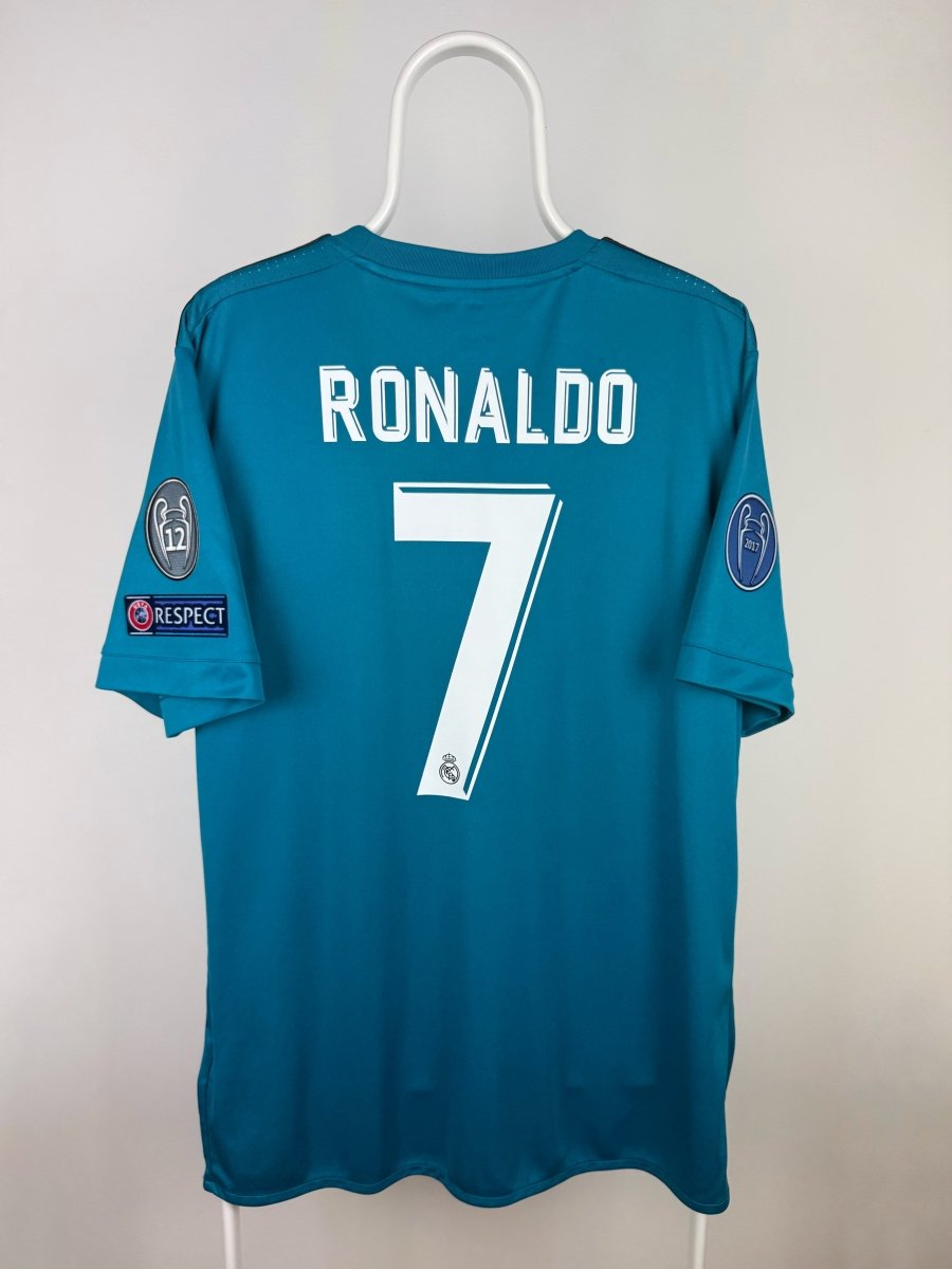 Cristiano Ronaldo - Real Madrid 2017/18 udebane trøje XL 🇵🇹 Fodboldshoppen_dk 1