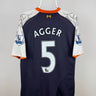 Daniel Agger - Liverpool 2012/13 udebane trøje L 🇩🇰 Fodboldshoppen_dk 1
