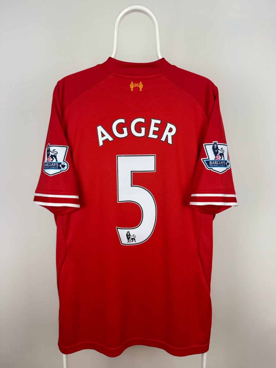 Daniel Agger - Liverpool 2013/14 hjemmebane trøje XL 🇩🇰 Fodboldshoppen_dk 1