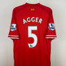 Daniel Agger - Liverpool 2013/14 hjemmebane trøje XL 🇩🇰 Fodboldshoppen_dk 1