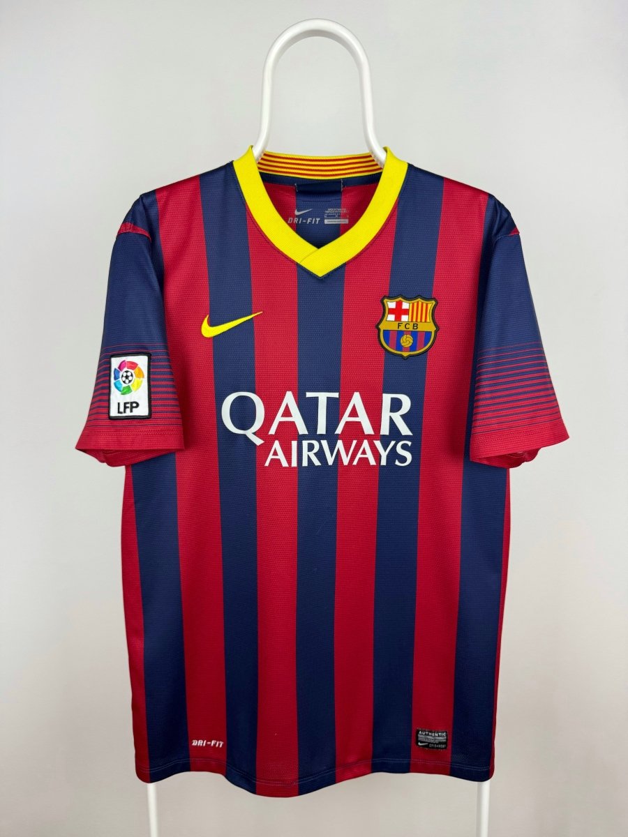 Daniel Alves - FC Barcelona 2013/14 hjemmebane trøje M 🇧🇷 Fodboldshoppen_dk 2