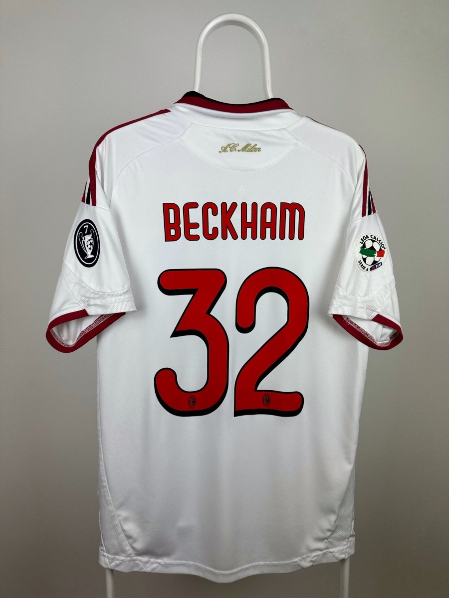 David Beckham - AC Milan 2009/10 udebane trøje L 🏴󠁧󠁢󠁥󠁮󠁧󠁿 Fodboldshoppen_dk 1