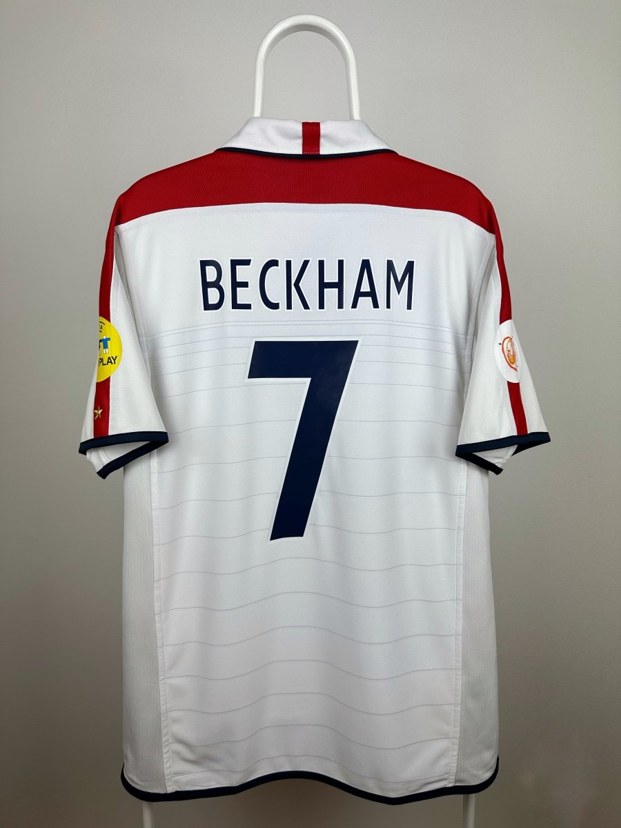 David Beckham - England 2004 hjemmebane trøje M 🏴󠁧󠁢󠁥󠁮󠁧󠁿 Fodboldshoppen_dk 1