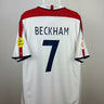 David Beckham - England 2004 hjemmebane trøje XL 🏴󠁧󠁢󠁥󠁮󠁧󠁿 Fodboldshoppen_dk 1