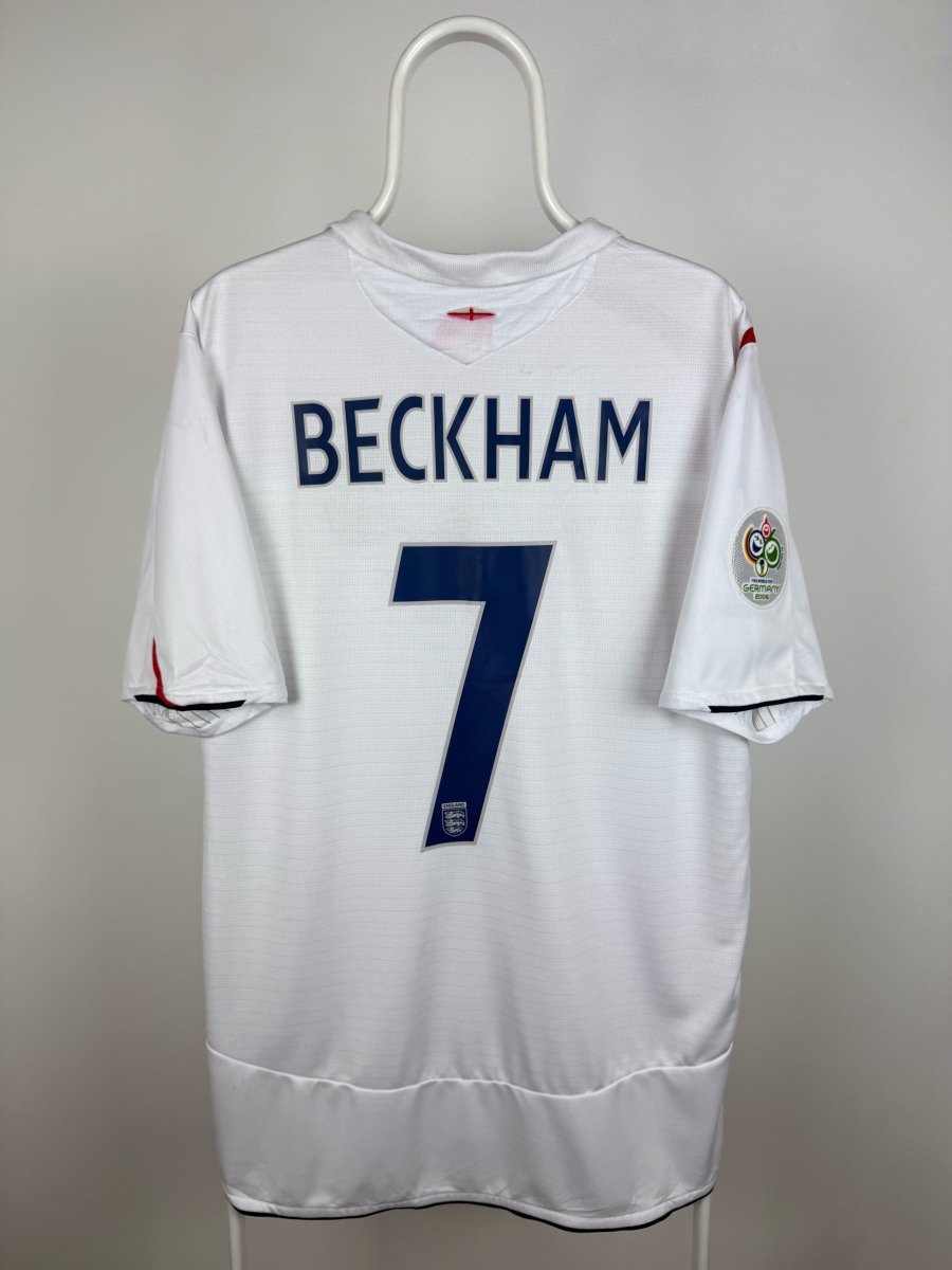 David Beckham - England 2006 hjemmebane trøje XL 🏴󠁧󠁢󠁥󠁮󠁧󠁿 Fodboldshoppen_dk 1