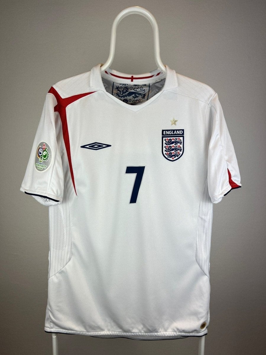 David Beckham - England 2006 hjemmebane trøje M 🏴󠁧󠁢󠁥󠁮󠁧󠁿 Fodboldshoppen_dk 2