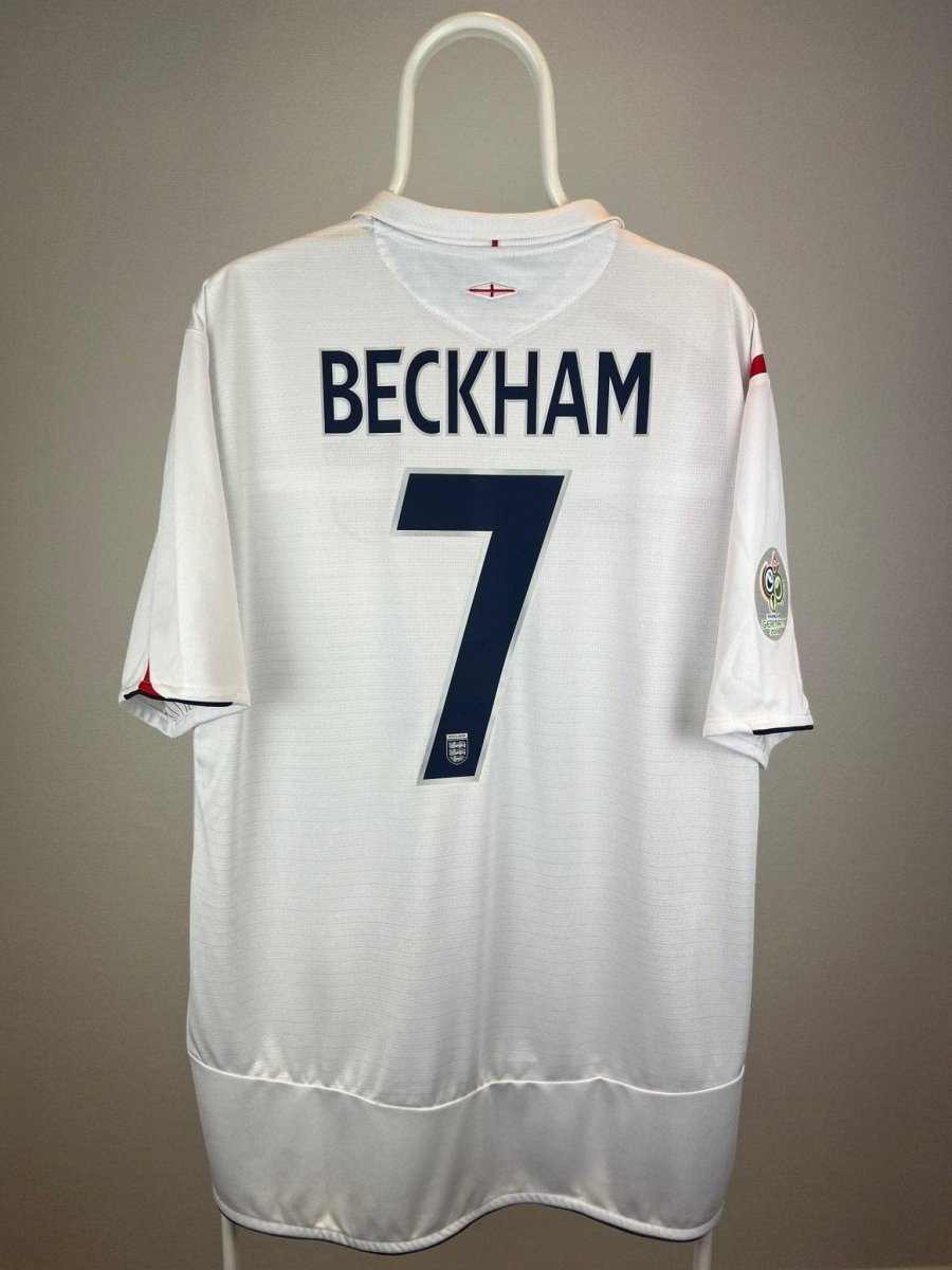 David Beckham - England 2006 hjemmebane trøje XL 🏴󠁧󠁢󠁥󠁮󠁧󠁿 Fodboldshoppen_dk 1