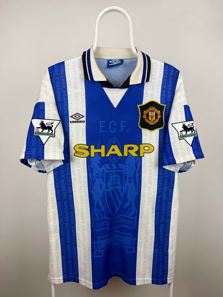 David Beckham - Manchester United 1995/96 udebane trøje L 🏴󠁧󠁢󠁥󠁮󠁧󠁿 Fodboldshoppen_dk 2