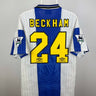 David Beckham - Manchester United 1995/96 udebane trøje L 🏴󠁧󠁢󠁥󠁮󠁧󠁿 Fodboldshoppen_dk 1