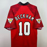 David Beckham - Manchester United 1996/97 hjemmebane trøje XL 🏴󠁧󠁢󠁥󠁮󠁧󠁿 Fodboldshoppen_dk 1