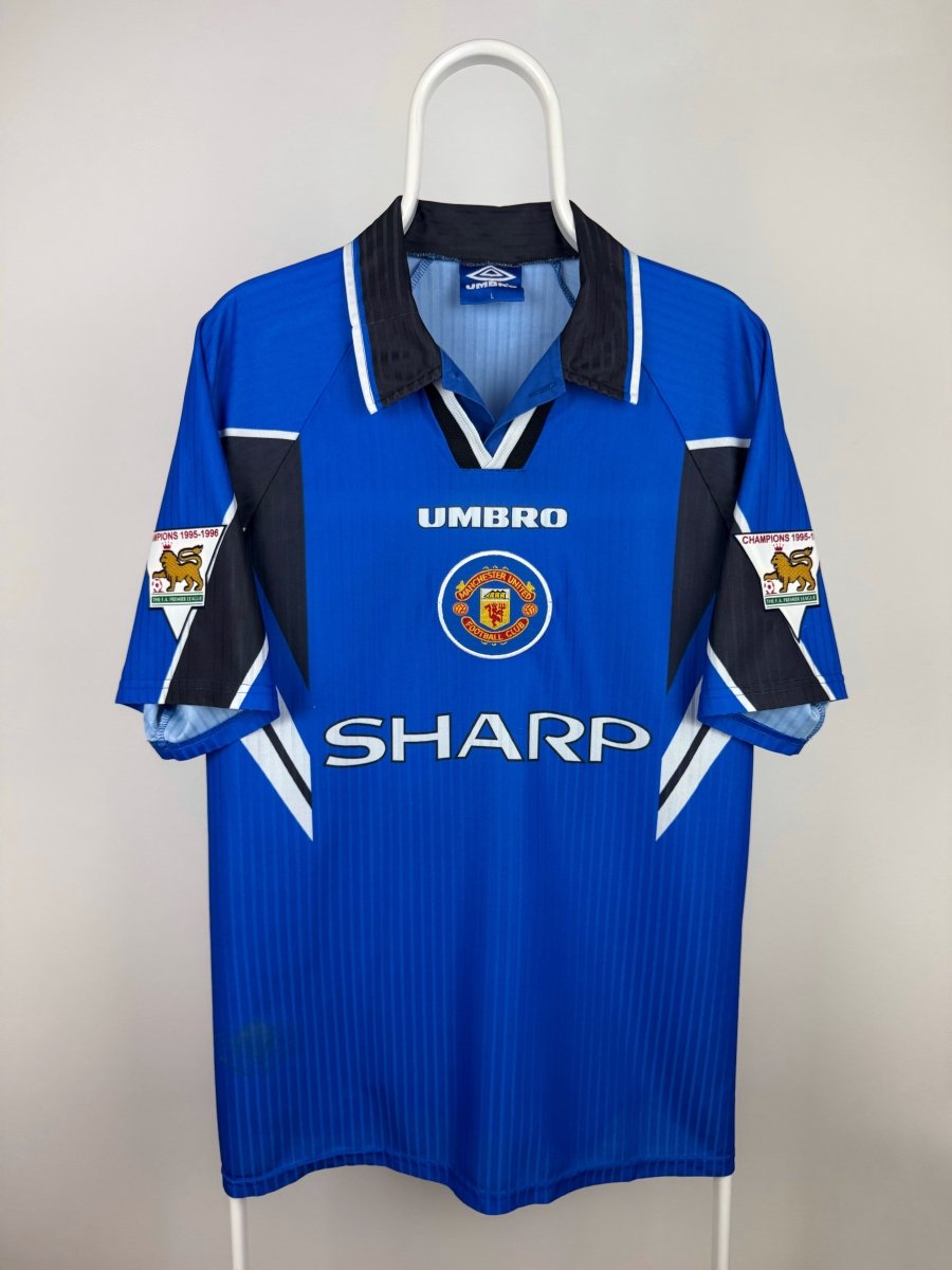 David Beckham - Manchester United 1996/97 udebane trøje L 🏴󠁧󠁢󠁥󠁮󠁧󠁿 Fodboldshoppen_dk 2