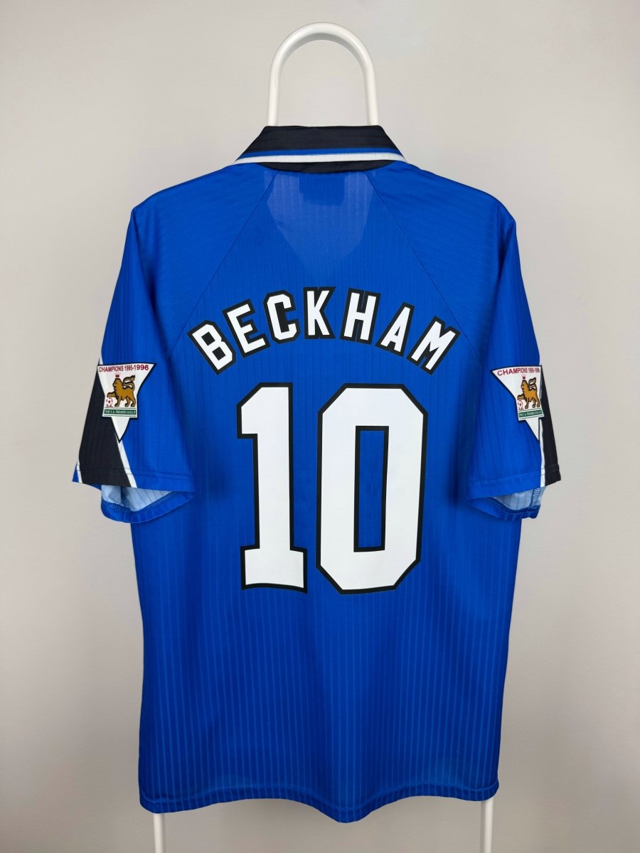 David Beckham - Manchester United 1996/97 udebane trøje L 🏴󠁧󠁢󠁥󠁮󠁧󠁿 Fodboldshoppen_dk 1
