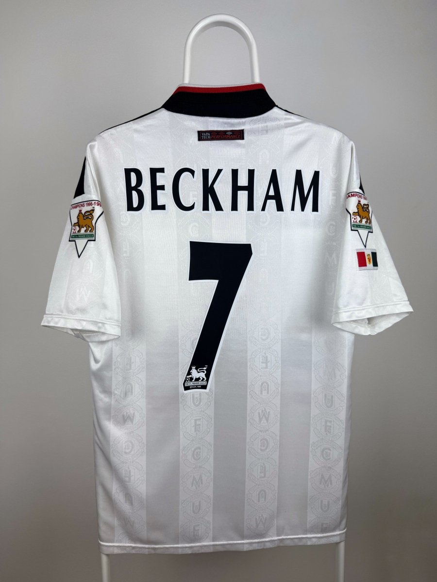 David Beckham - Manchester United 1997/98 udebane trøje M 🏴󠁧󠁢󠁥󠁮󠁧󠁿 Fodboldshoppen_dk 1