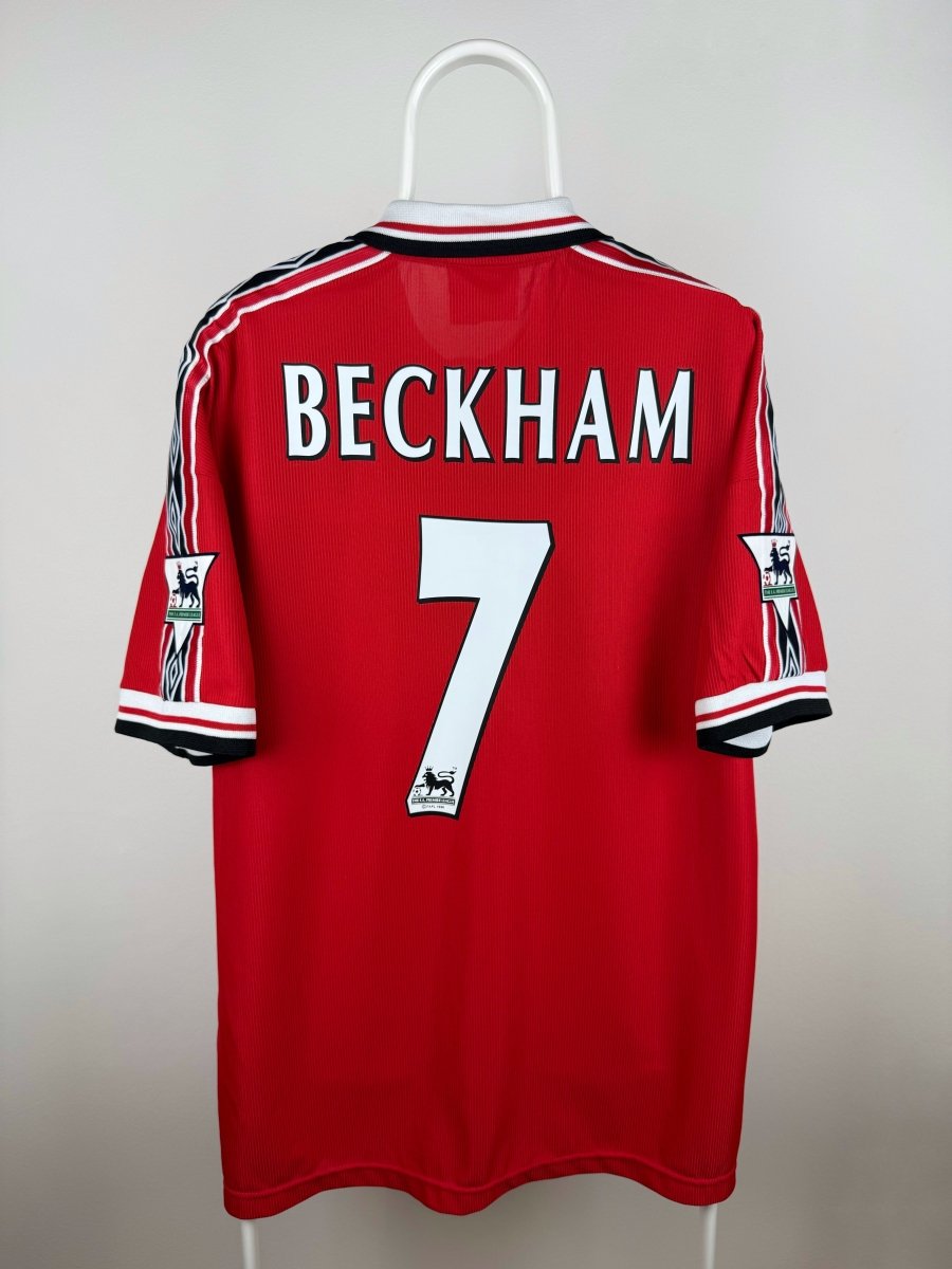 David Beckham - Manchester United 1998/99 hjemmebane trøje XL 🏴󠁧󠁢󠁥󠁮󠁧󠁿 Fodboldshoppen_dk 1