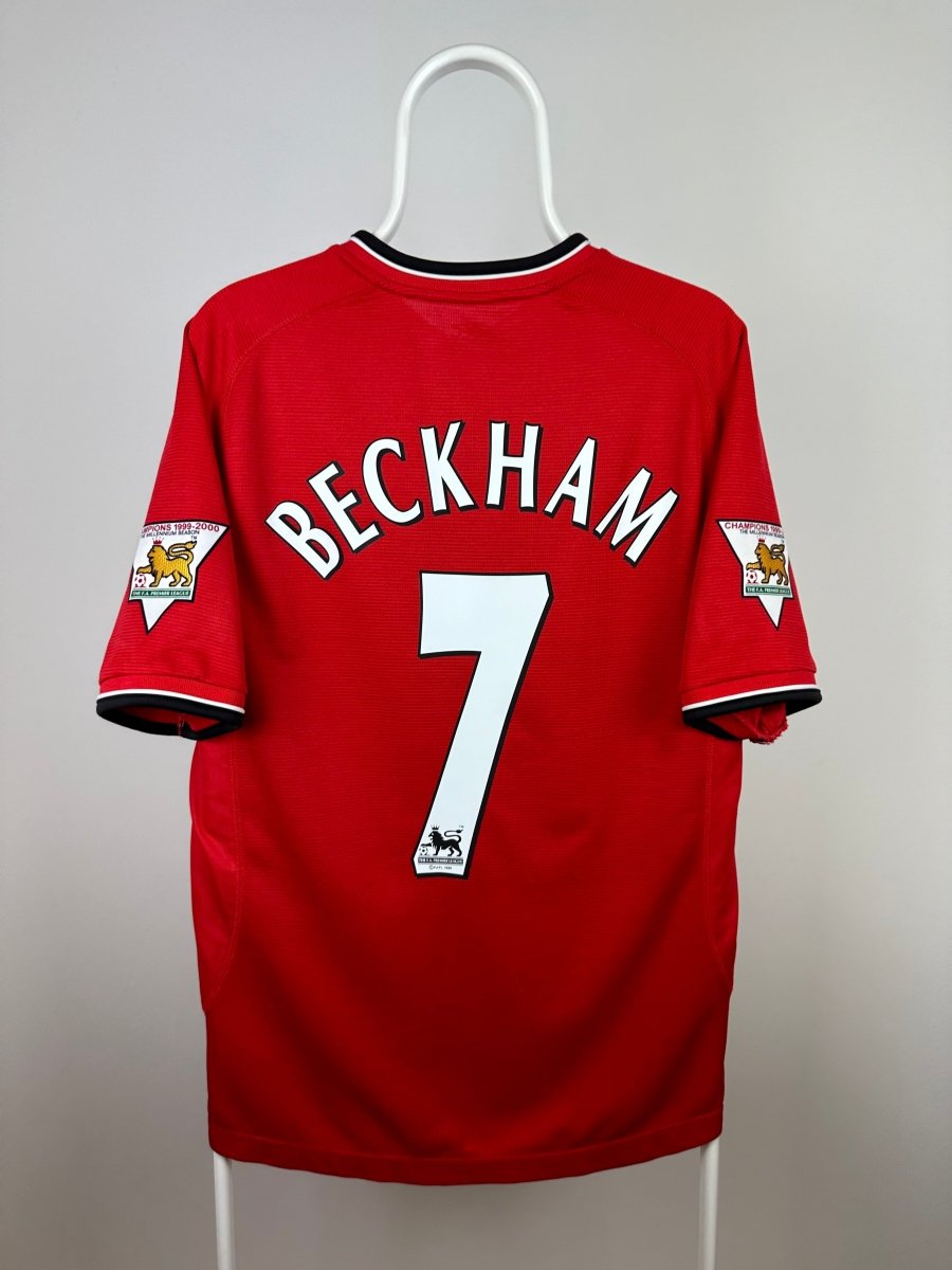 David Beckham - Manchester United 2000/01 hjemmebane trøje M 🏴󠁧󠁢󠁥󠁮󠁧󠁿 Fodboldshoppen_dk 1