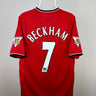 David Beckham - Manchester United 2000/01 hjemmebane trøje M 🏴󠁧󠁢󠁥󠁮󠁧󠁿 Fodboldshoppen_dk 1