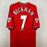 David Beckham - Manchester United 2000/01 hjemmebane trøje XL 🏴󠁧󠁢󠁥󠁮󠁧󠁿 Fodboldshoppen_dk 1