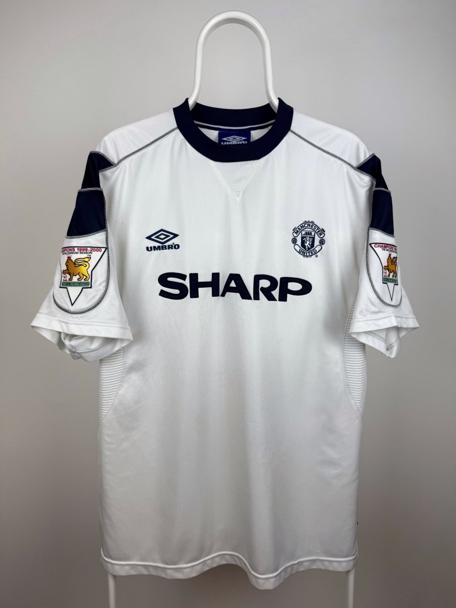 David Beckham - Manchester United 2000/01 udebane trøje L 🏴󠁧󠁢󠁥󠁮󠁧󠁿 Fodboldshoppen_dk 2