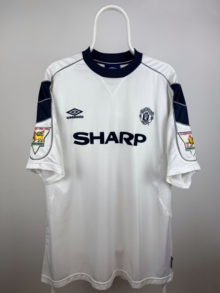 David Beckham - Manchester United 2000/01 udebane trøje XL 🏴󠁧󠁢󠁥󠁮󠁧󠁿 Fodboldshoppen_dk 2