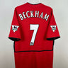 David Beckham - Manchester United 2002/03 hjemmebane trøje L 🏴󠁧󠁢󠁥󠁮󠁧󠁿 Fodboldshoppen_dk 1