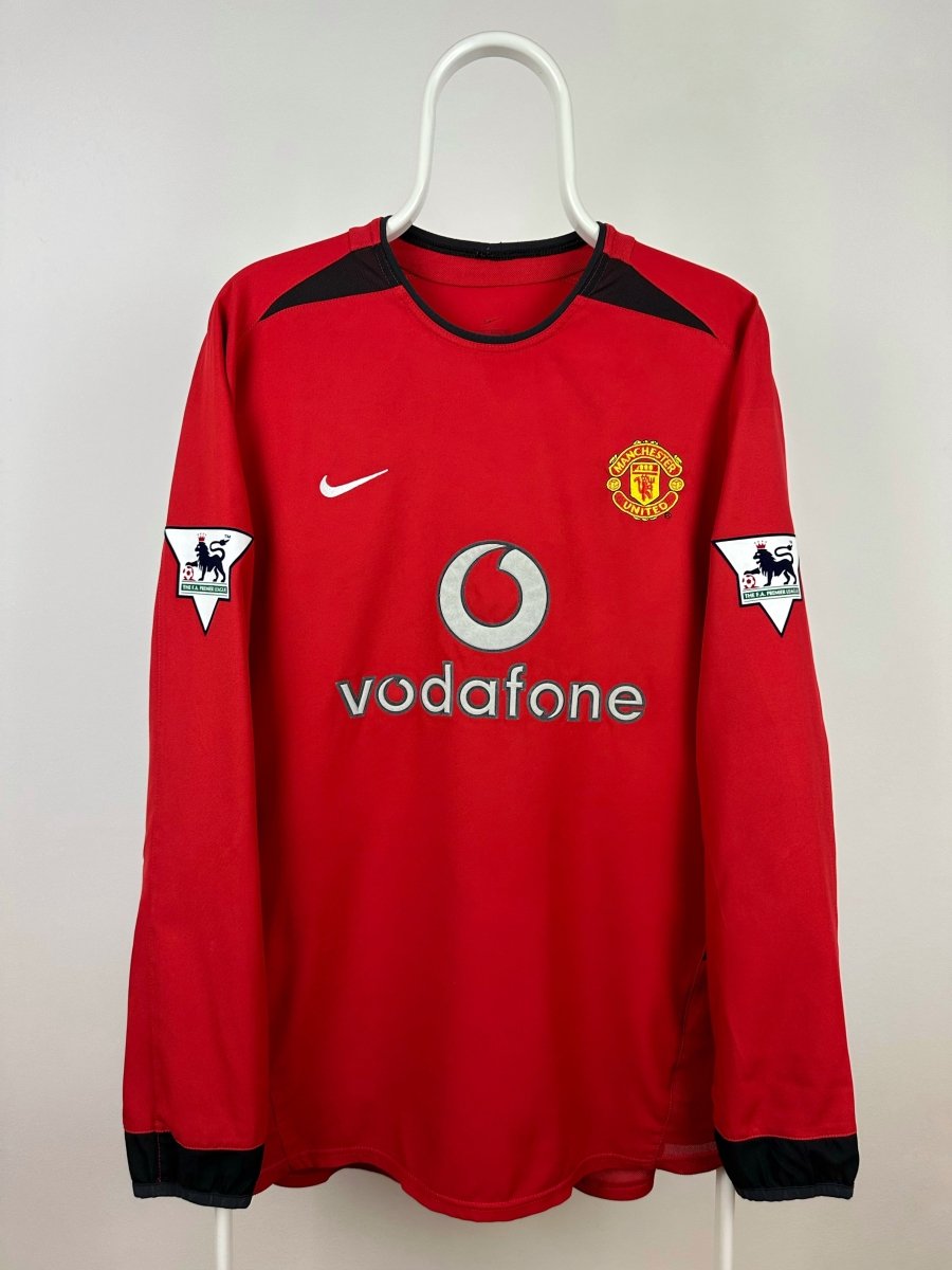 David Beckham - Manchester United 2002/03 hjemmebane trøje L 🏴󠁧󠁢󠁥󠁮󠁧󠁿 Fodboldshoppen_dk 2