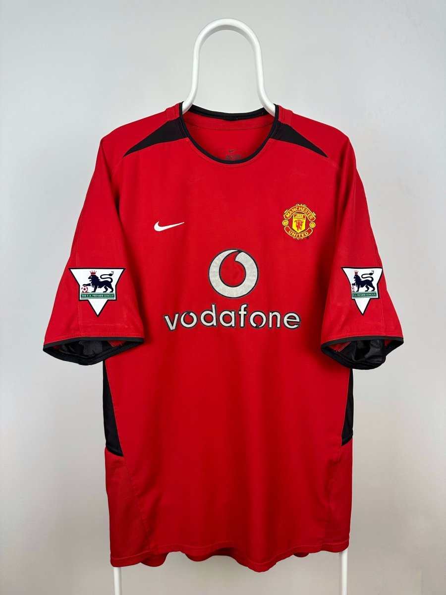 David Beckham - Manchester United 2002/03 hjemmebane trøje XL 🏴󠁧󠁢󠁥󠁮󠁧󠁿 Fodboldshoppen_dk 2