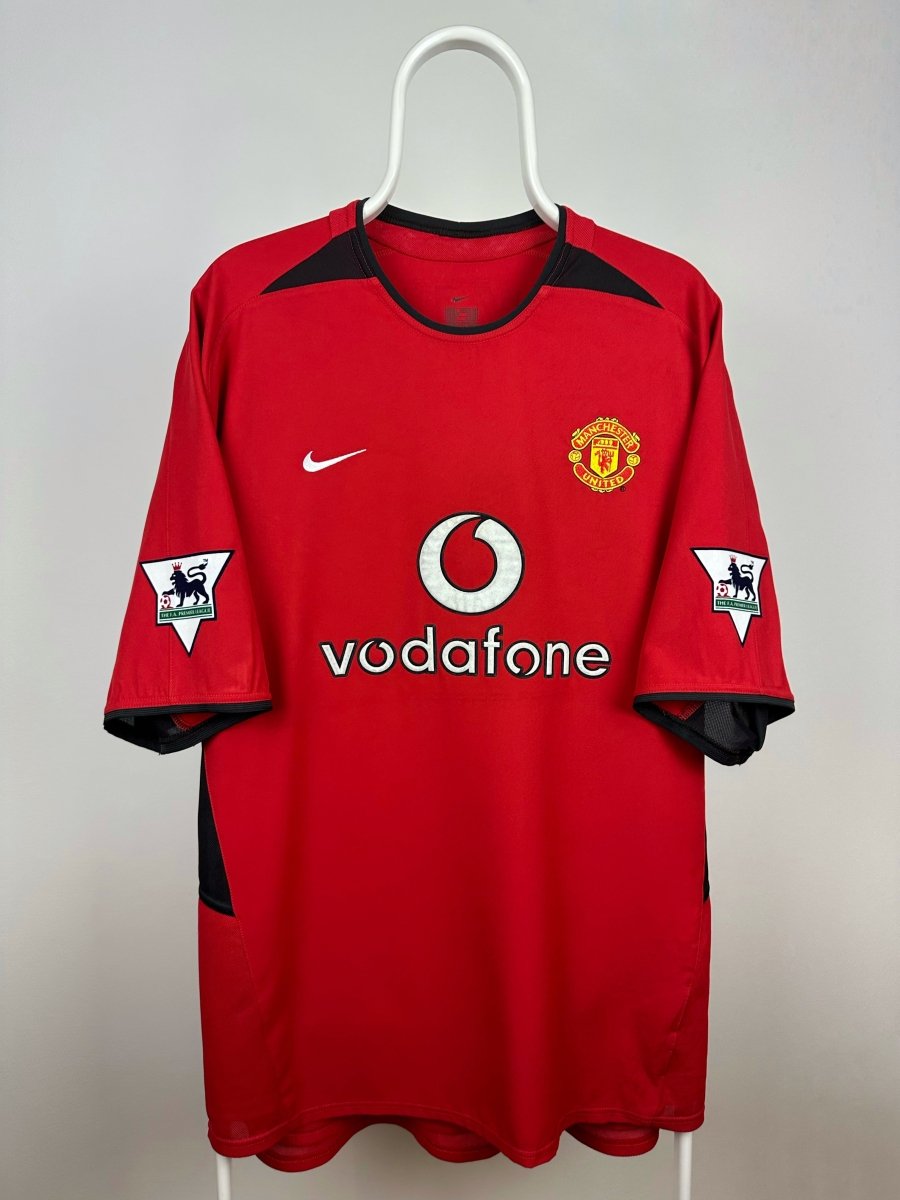 David Beckham - Manchester United 2002/03 hjemmebane trøje XL 🏴󠁧󠁢󠁥󠁮󠁧󠁿 Fodboldshoppen_dk 2