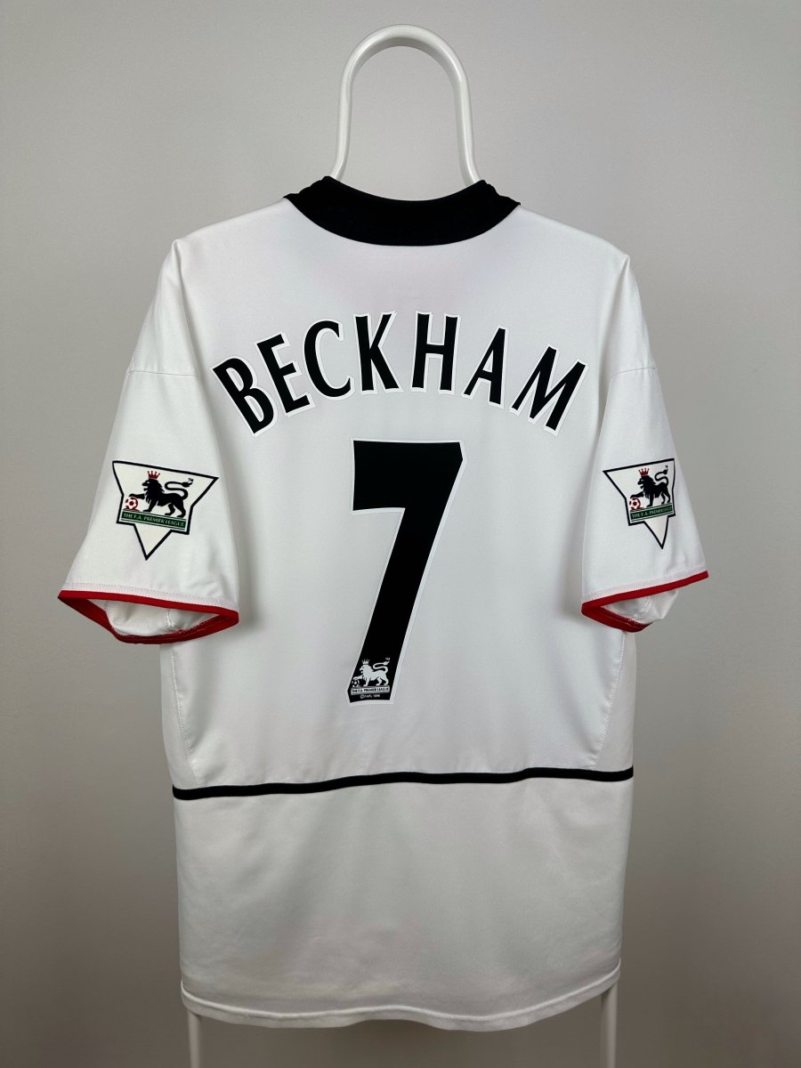 David Beckham - Manchester United 2002/03 udebane trøje L 🏴󠁧󠁢󠁥󠁮󠁧󠁿 Fodboldshoppen_dk 1