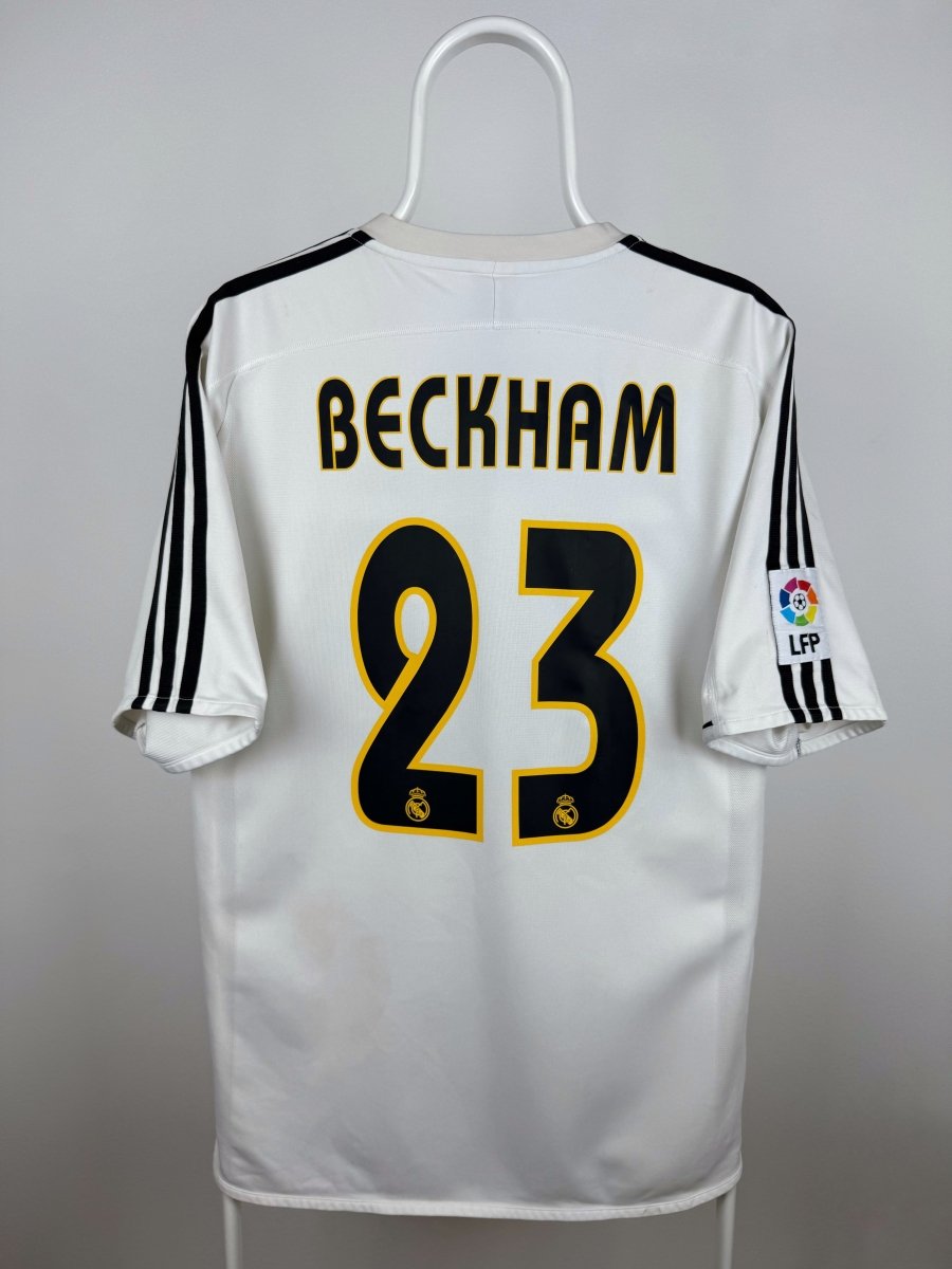 David Beckham - Real Madrid 2003/04 hjemmebane trøje L 🏴󠁧󠁢󠁥󠁮󠁧󠁿 Fodboldshoppen_dk 1