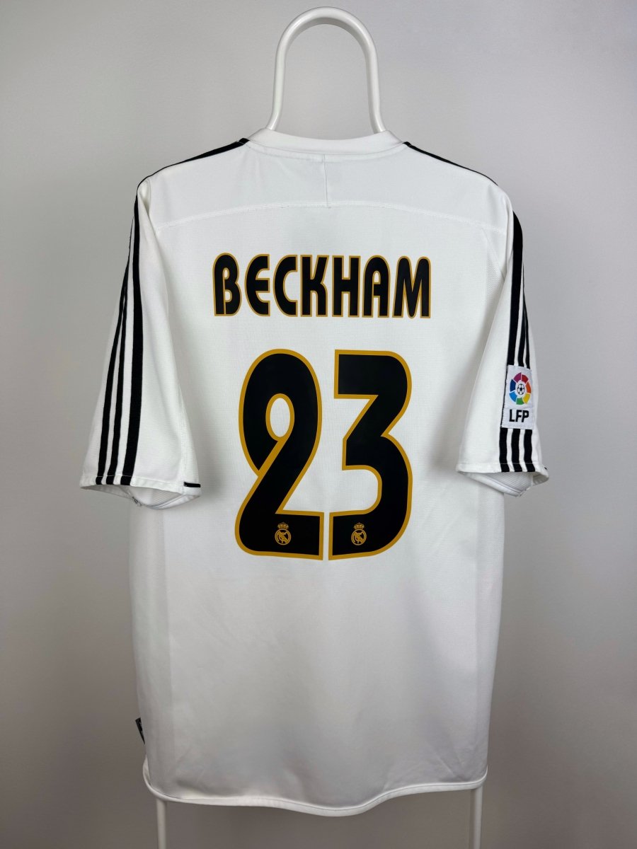 David Beckham - Real Madrid 2003/04 hjemmebane trøje XL 🏴󠁧󠁢󠁥󠁮󠁧󠁿 Fodboldshoppen_dk 1