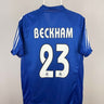 David Beckham - Real Madrid 2005/06 udebane trøje M 🏴󠁧󠁢󠁥󠁮󠁧󠁿 Fodboldshoppen_dk 1