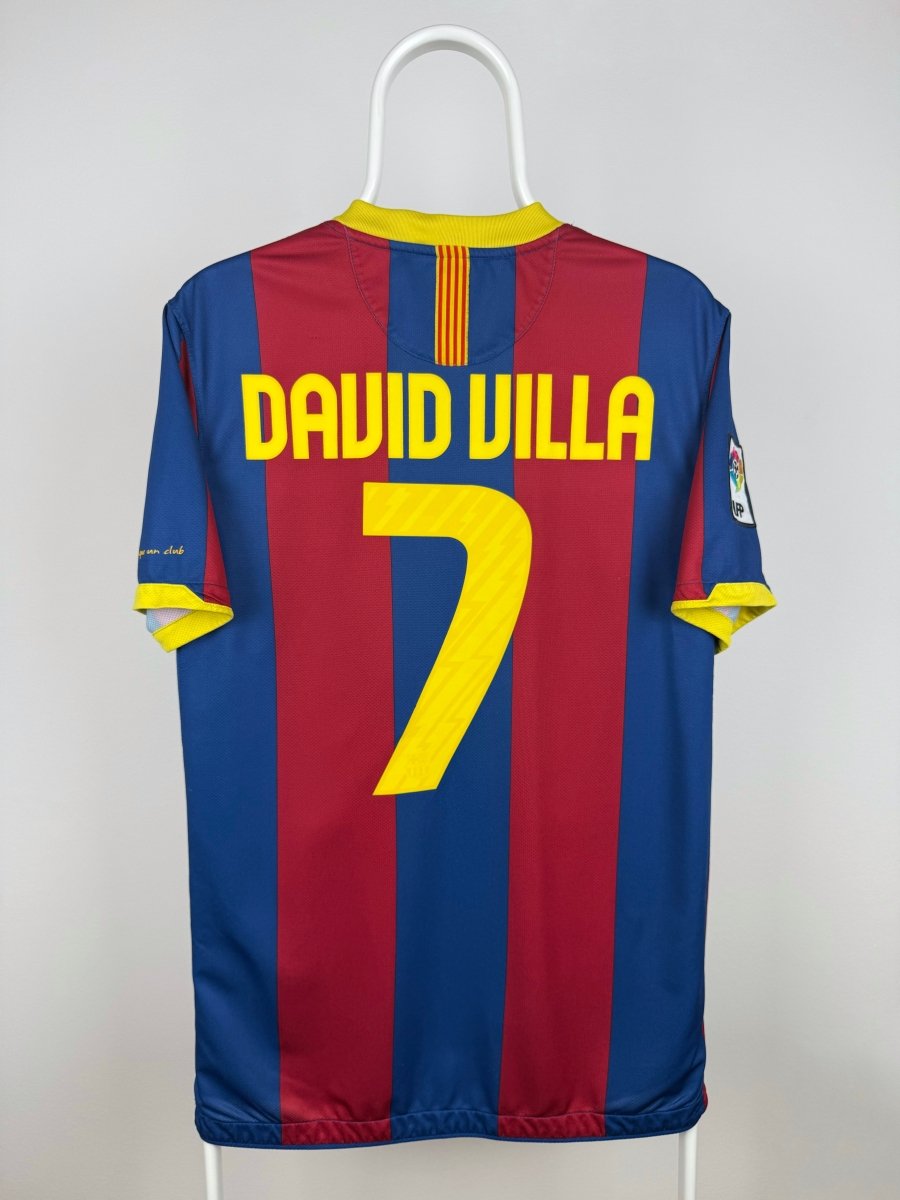 David Villa - FC Barcelona 2010/11 hjemmebane trøje M 🇪🇸 Fodboldshoppen_dk 1