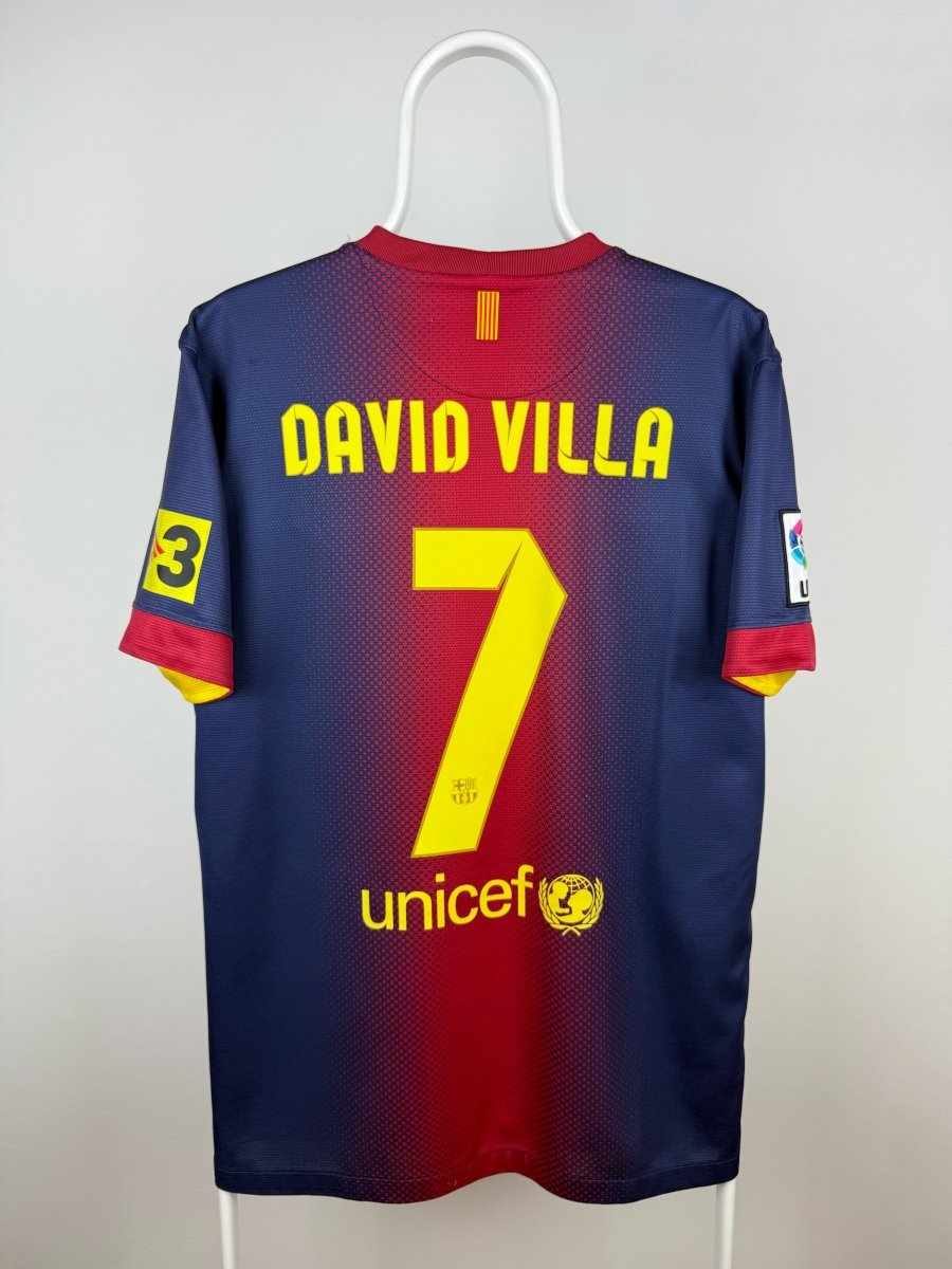 David Villa - FC Barcelona 2012/13 hjemmebane trøje M 🇪🇸 Fodboldshoppen_dk 1