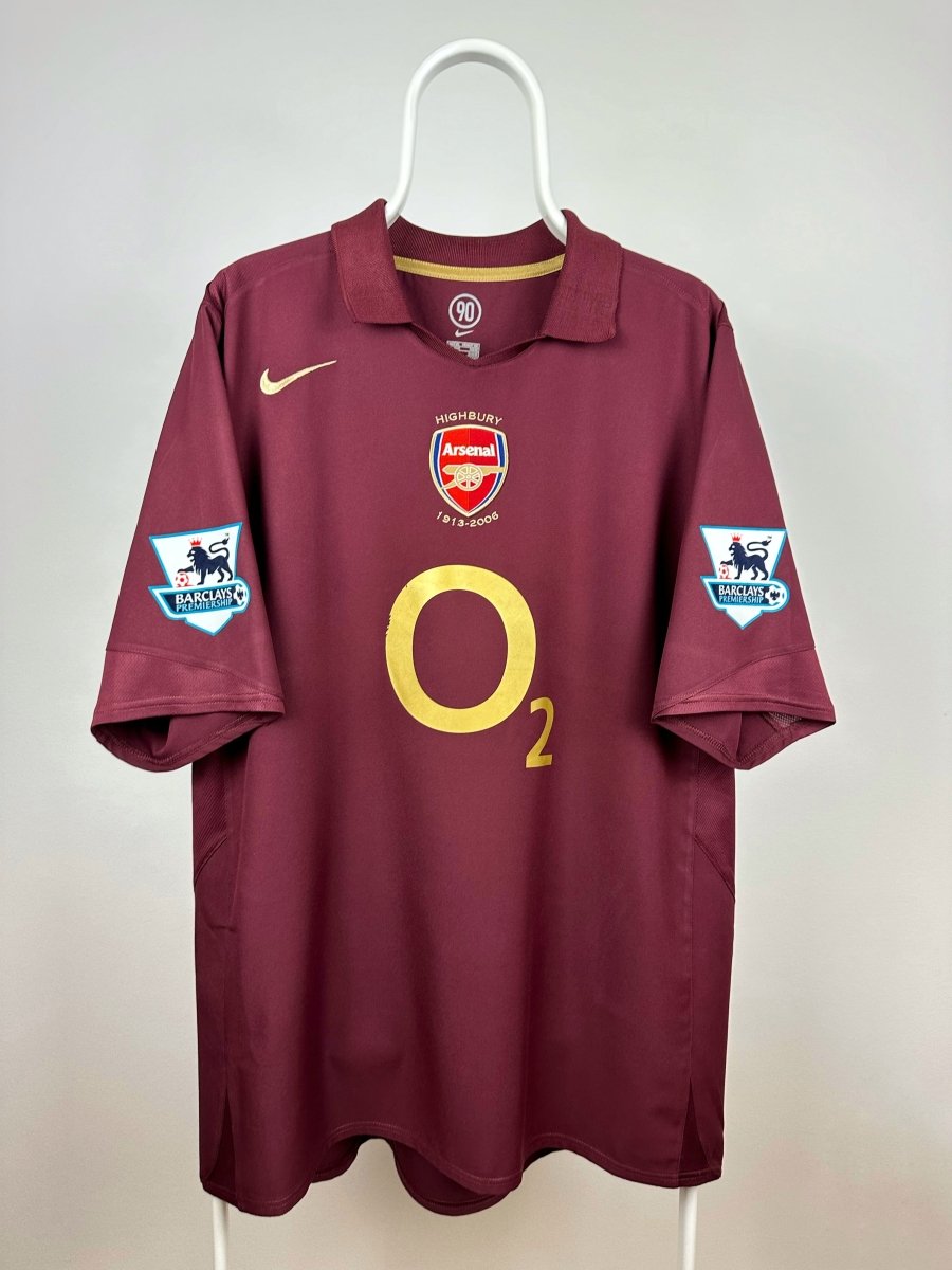 Dennis Bergkamp - Arsenal 2005/06 hjemmebane trøje XL 🇳🇱 Fodboldshoppen_dk 2